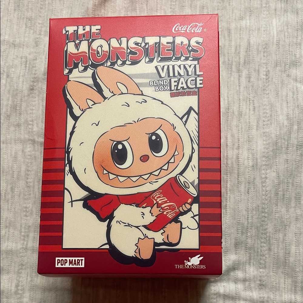 Coca Cola Red The Monsters Vinyl Blind Box Face Collectible